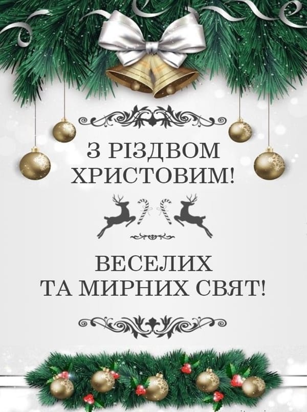 З Різдвом Христовим!
